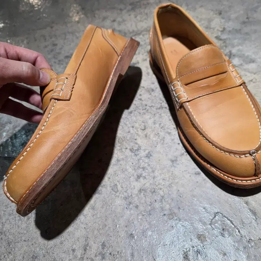 [BUNJANG] Handmade Hender Scheme Leather Loafers / 핸드메이드 [ 핸더 스킴 ] 통가죽로퍼 270 팝니다.