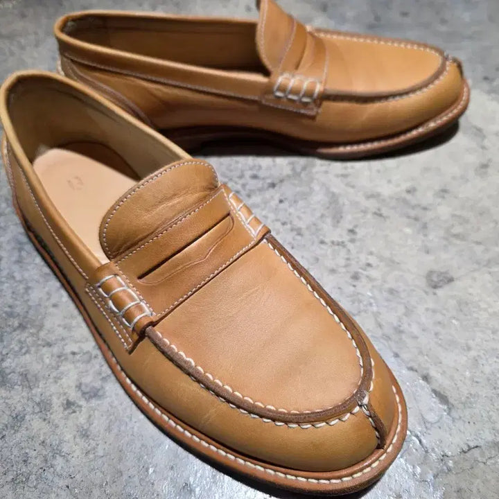 [BUNJANG] Handmade Hender Scheme Leather Loafers / 핸드메이드 [ 핸더 스킴 ] 통가죽로퍼 270 팝니다.