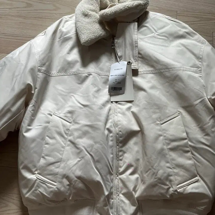 [BUNJANG] Short Padded Jacket - Ivory - L Size / 숏패딩-아이보리