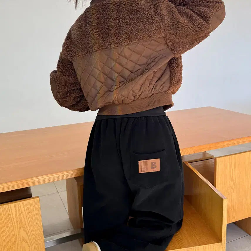 [BUNJANG] Women's White Fur Jacket / 양털집업 여성후리스점퍼 누빔포켓 하이넥 화이트퍼자켓