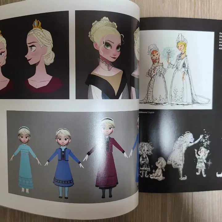 [BUNJANG] Disney Frozen Concept Artbook / 디즈니 겨울왕국 컨셉 일러스트 아트북