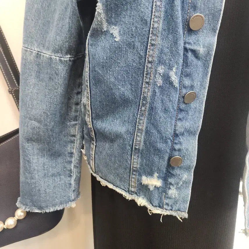 [BUNJANG] Zara Denim Patch Jacket (Size 55) / 자라 데님 패치 자켓 청자켓 55사이즈
