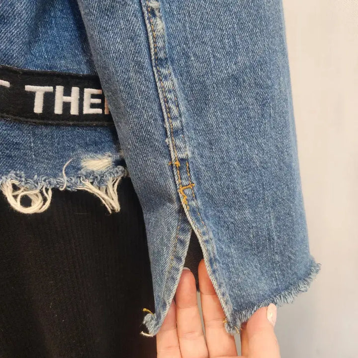 [BUNJANG] Zara Denim Patch Jacket (Size 55) / 자라 데님 패치 자켓 청자켓 55사이즈