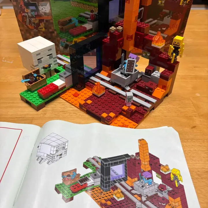 [BUNJANG] LEGO Minecraft Nether Fortress / 레고 마인크래프트 네더 요새