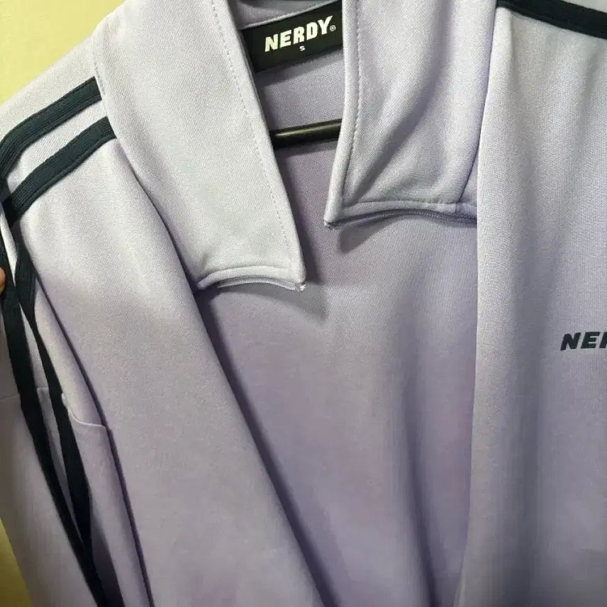 [BUNJANG] NERDY Track Top Purple S / 널디 트랙탑 퍼플 s