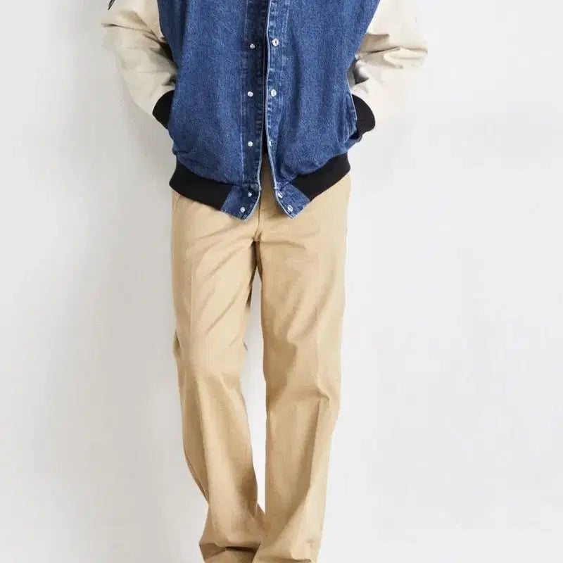 [BUNJANG] Hugo Hugo Boss Denim Varsity Jacket (M) / 휴고 휴고 보스 데님 바시티 자켓 M(100) 무료배송