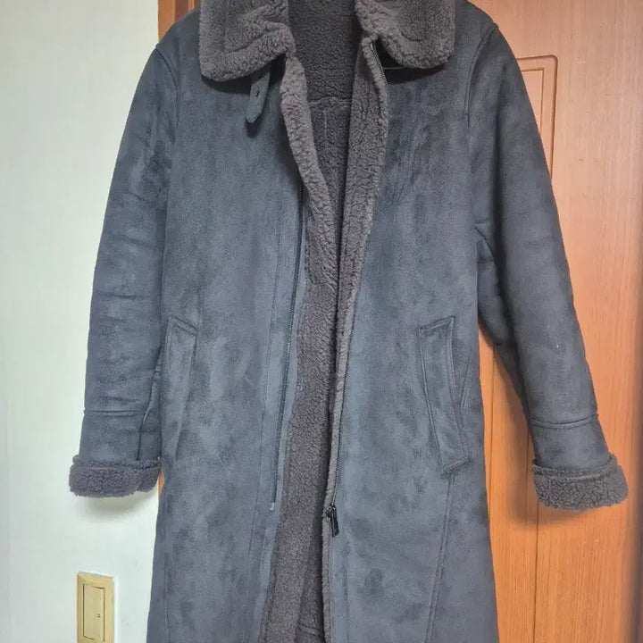 [BUNJANG] ZIO SONGZIO Suede Long Mustang Coat / 지오송지오 스웨이드 롱무스탕