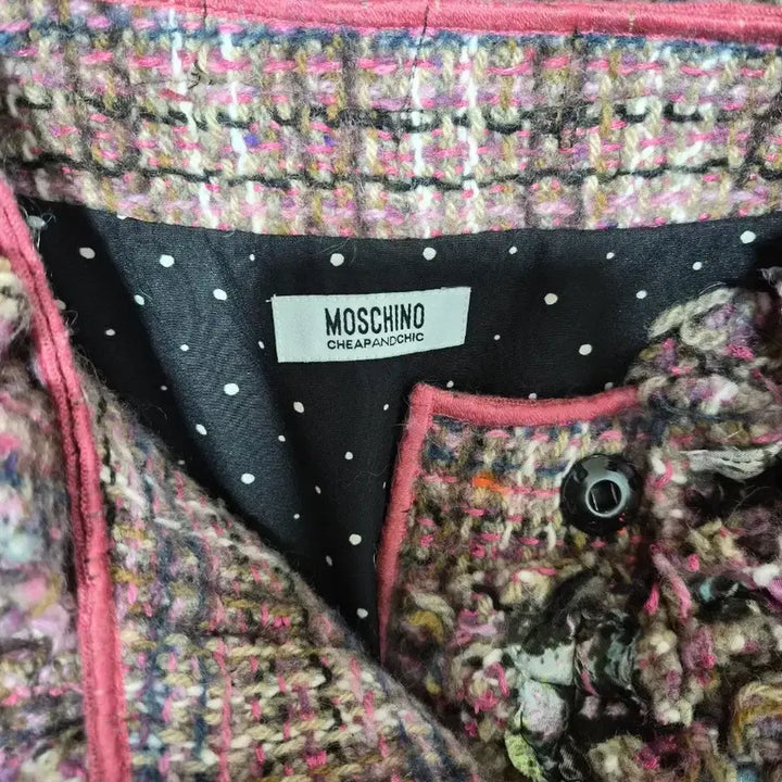 [BUNJANG] Moschino Tweed Jacket / 모스키노 참앤시크 트위드 자켓
