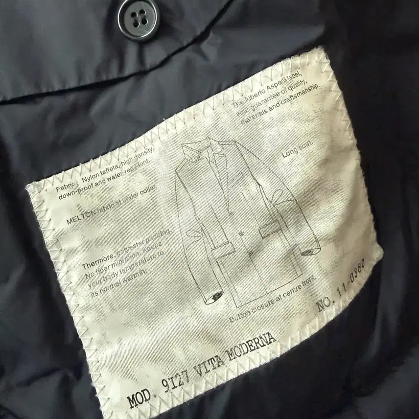 [BUNJANG] Aespa Navy Padded Coat / 아스페시 네이비 패딩코트