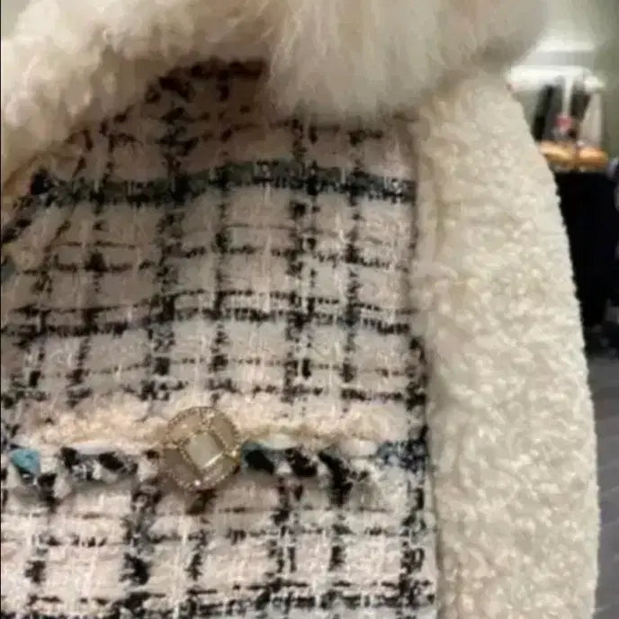 [BUNJANG] O!Z Second Boucle Tweed Jacket / 오즈세컨 볼록 뽀글이트위드점퍼55