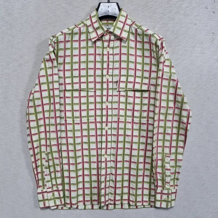 [BUNJANG] Paul Smith Men's Shirt S - Check Pattern / 폴스미스 간절기 남방 남Sㅡ0204