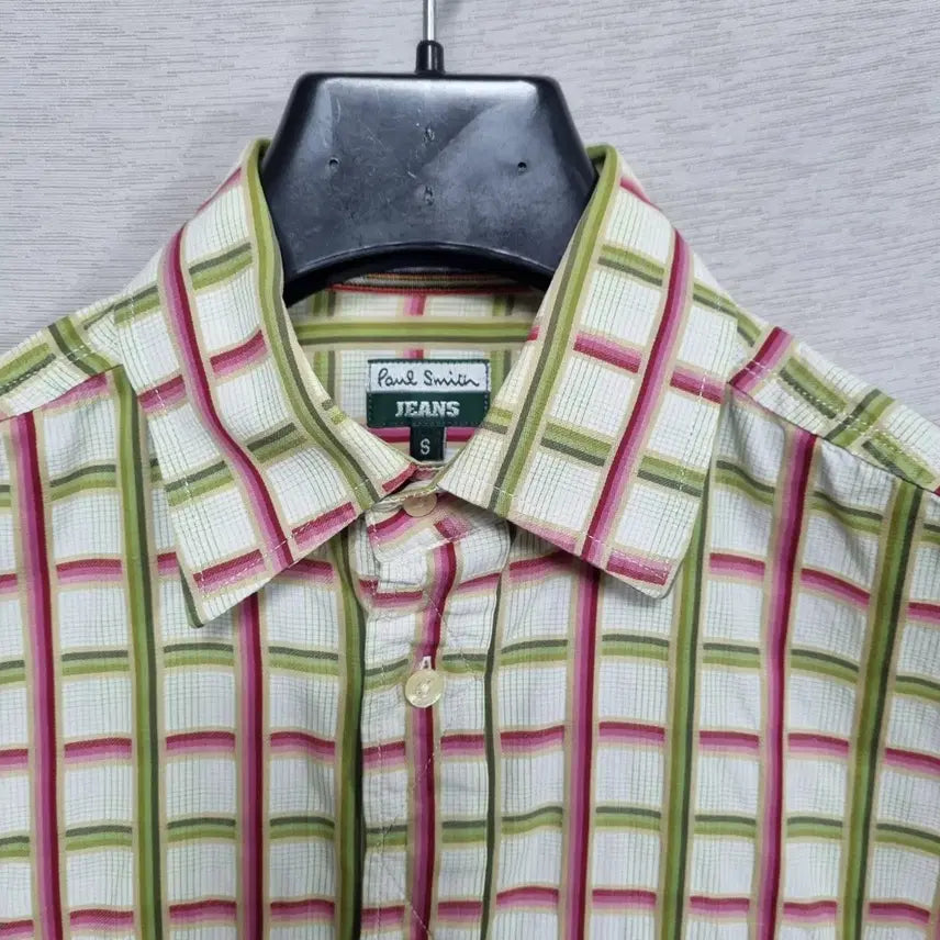 [BUNJANG] Paul Smith Men's Shirt S - Check Pattern / 폴스미스 간절기 남방 남Sㅡ0204
