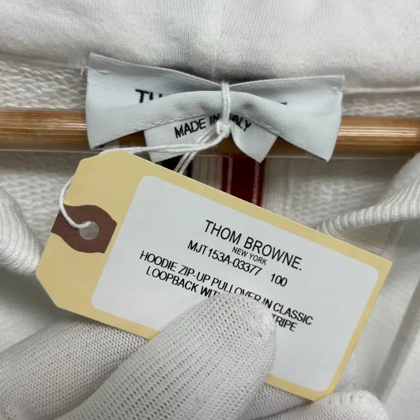 [BUNJANG] Thom Browne Hooded Zip-up (Size 5) / [5]톰브라운 백삼선 후드집업