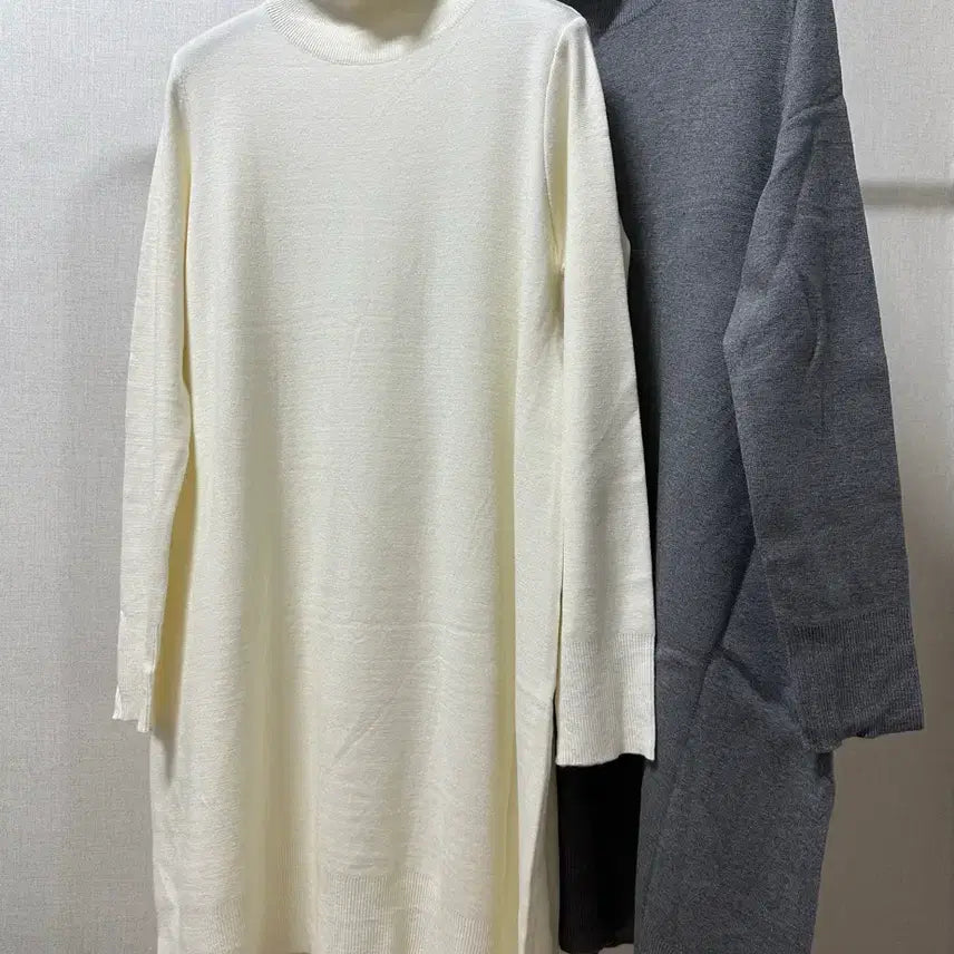 [BUNJANG] Knit Turtleneck Dress / (새상품) 목폴라 니트 원피스 2가지색상