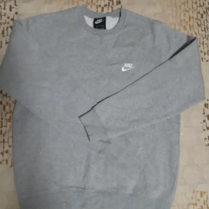 [BUNJANG] Nike Fleece Sweatshirt Gray XL / 나이키 맨투맨 기모 티셔츠 회색 XL