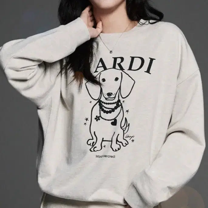 [BUNJANG] Mardi Mercredi Sweatshirt / 마르디메크르디 스웻셔츠