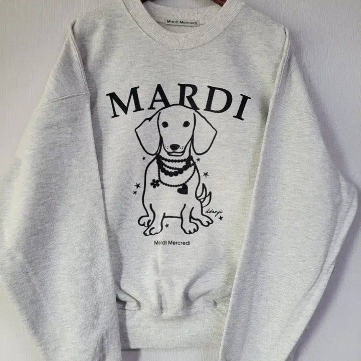 [BUNJANG] Mardi Mercredi Sweatshirt / 마르디메크르디 스웻셔츠