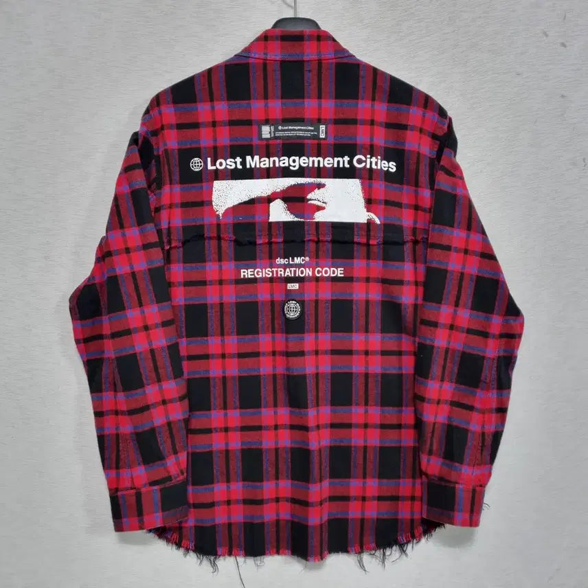 [BUNJANG] LMC Checkered Shirt Men's Size 1 / ㅡLMC 간절기 체크셔츠 남1ㅡ0204