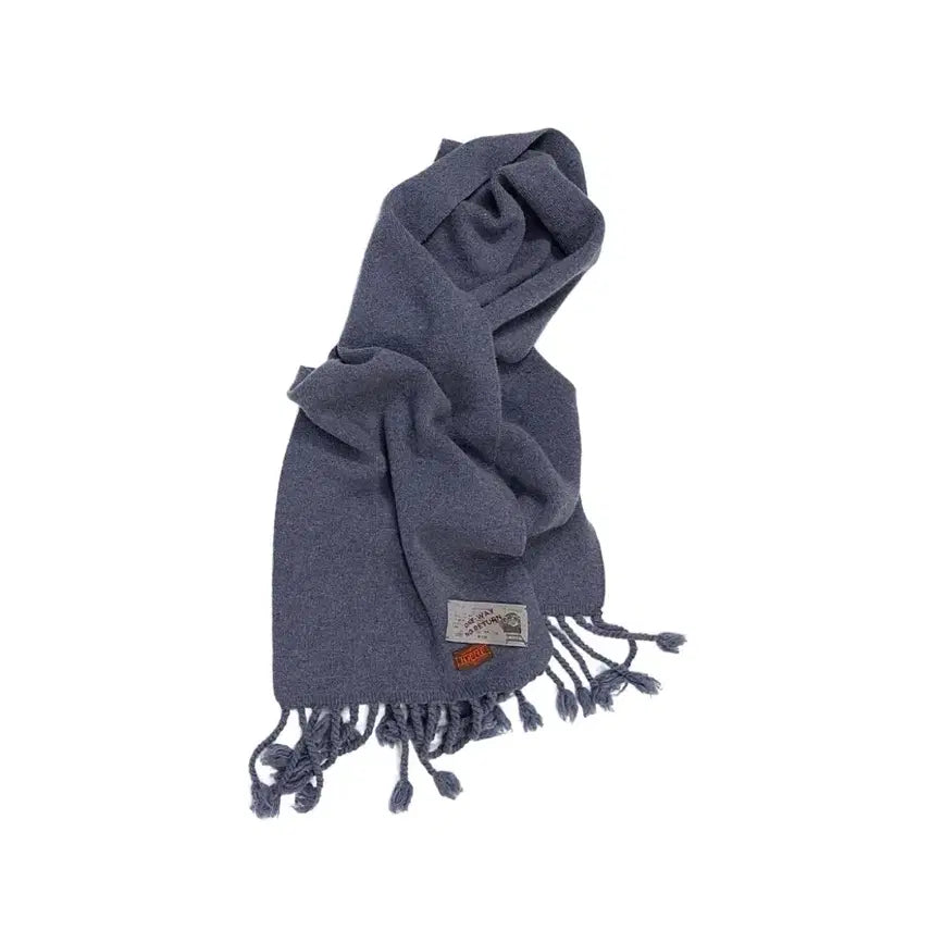 [BUNJANG] Elsewhere Seoul Handmade Fringe Muffler Blue / (1회착 우체국 택포가격) 이외들 서울행 수제 프린지 머플러 블루