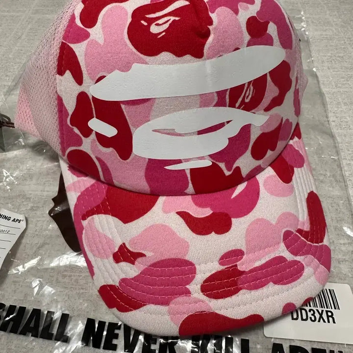 [BUNJANG] BAPE ABC Camo Pink Trucker Cap / 베이프 abc카모 핑크 트러커캡