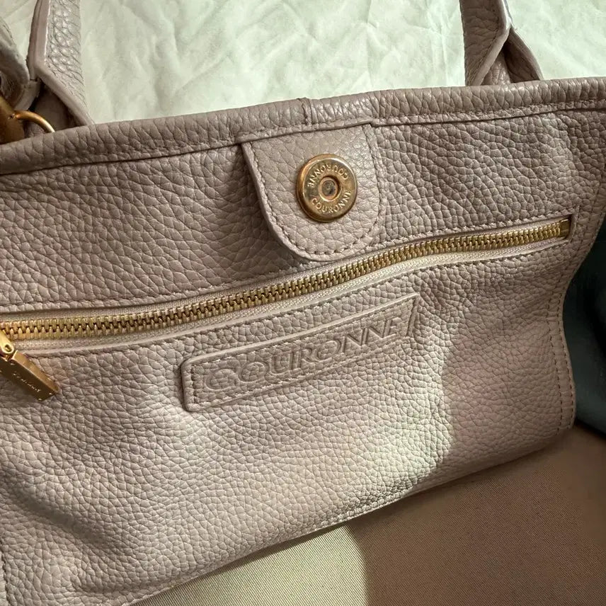 [BUNJANG] Couronne Leather Tote Shoulder Bag / 쿠론 소가죽 토트 숄더백