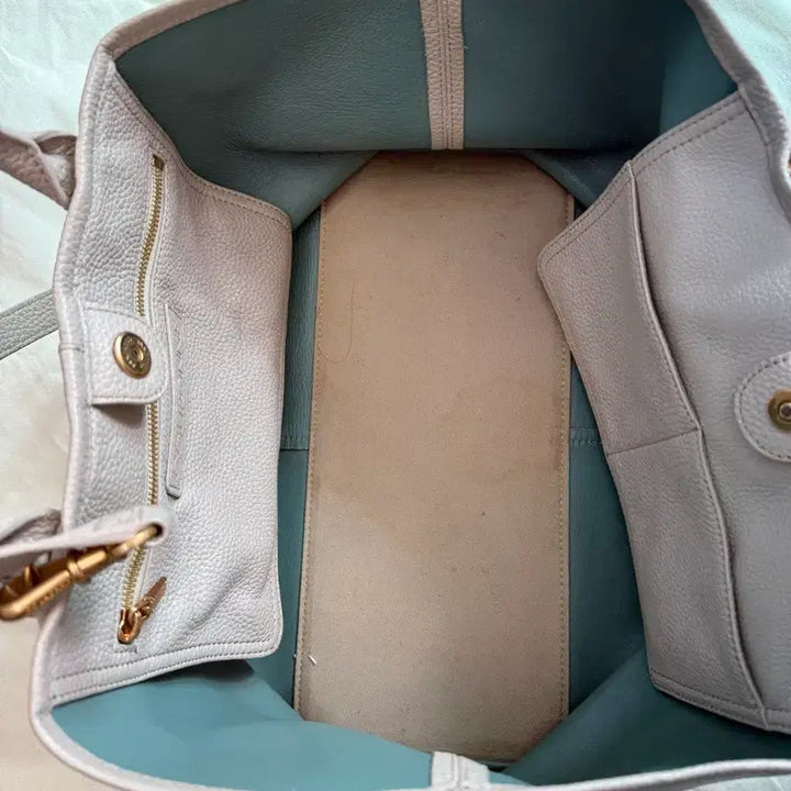 [BUNJANG] Couronne Leather Tote Shoulder Bag / 쿠론 소가죽 토트 숄더백
