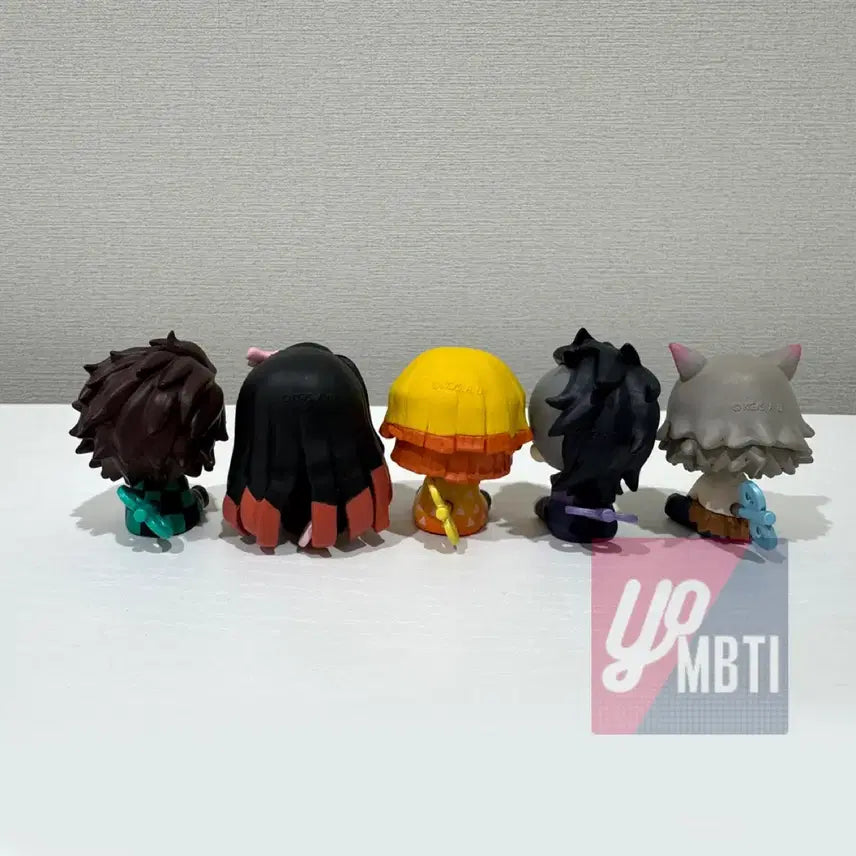[BUNJANG] Demon Slayer Series 1 Wind-Up Toy 5-Piece Set / [정품 새것] 귀멸의 칼날 태엽 1탄 5종 세트 : 캡슐토이 가챠
