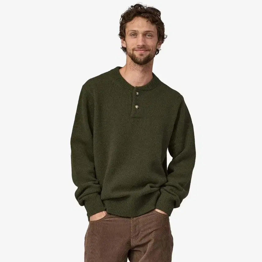 [BUNJANG] Patagonia Recycled Wool Blend Henley Neck Button Sweater / [XL]파타고니아 리사이클드 울블렌드 헨리넥 버튼 스웨터