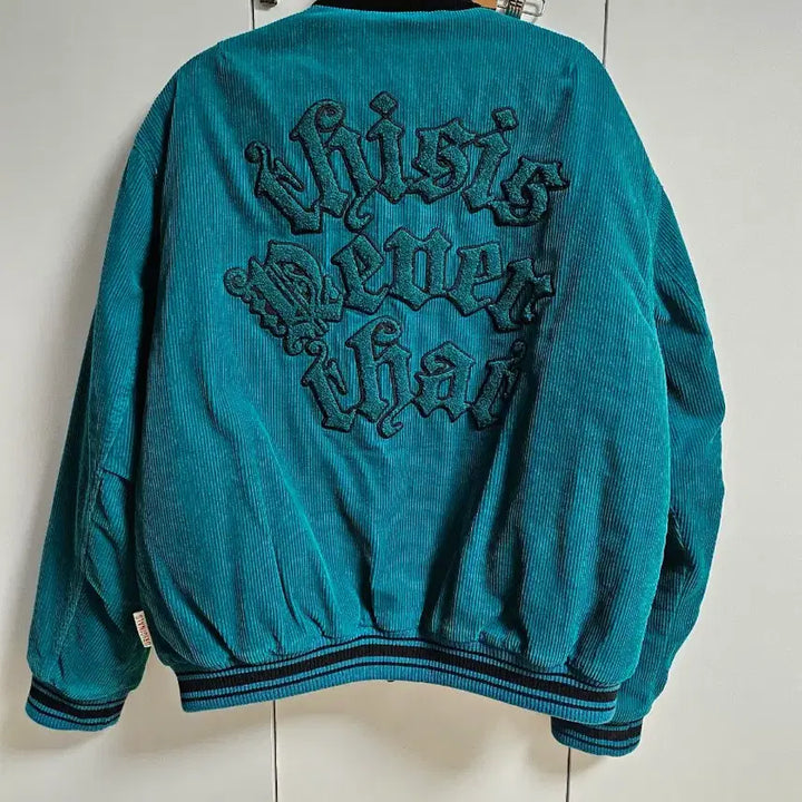 [BUNJANG] thisisneverthat Fortuna Corduroy Varsity Jacket Green / 디스이즈네버댓 포르투나 코듀로이 바시티 자켓 그린