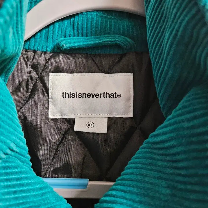 [BUNJANG] thisisneverthat Fortuna Corduroy Varsity Jacket Green / 디스이즈네버댓 포르투나 코듀로이 바시티 자켓 그린