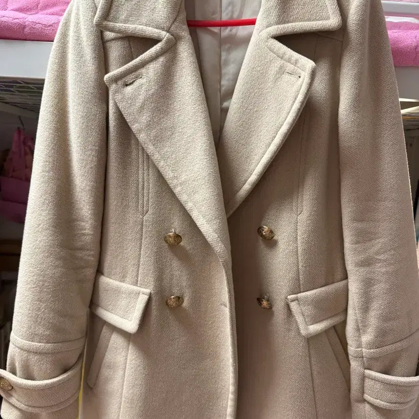 [BUNJANG] Roem Beige Half Coat / 로엠 베이지 코트