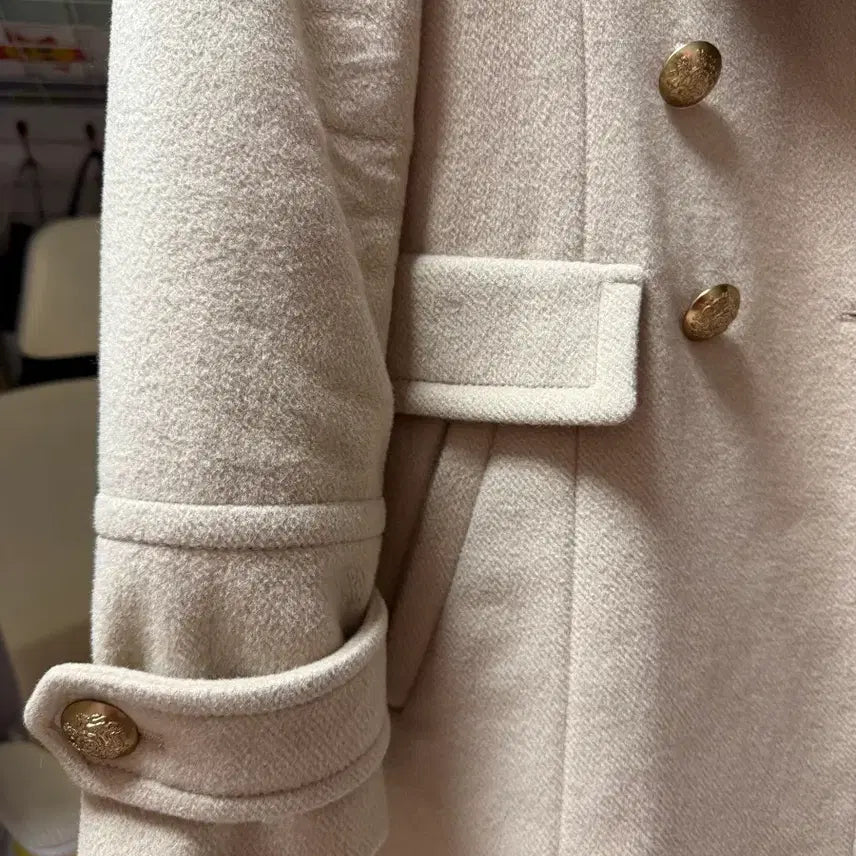 [BUNJANG] Roem Beige Half Coat / 로엠 베이지 코트