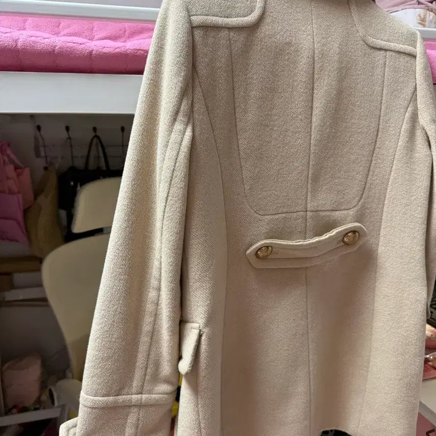 [BUNJANG] Roem Beige Half Coat / 로엠 베이지 코트