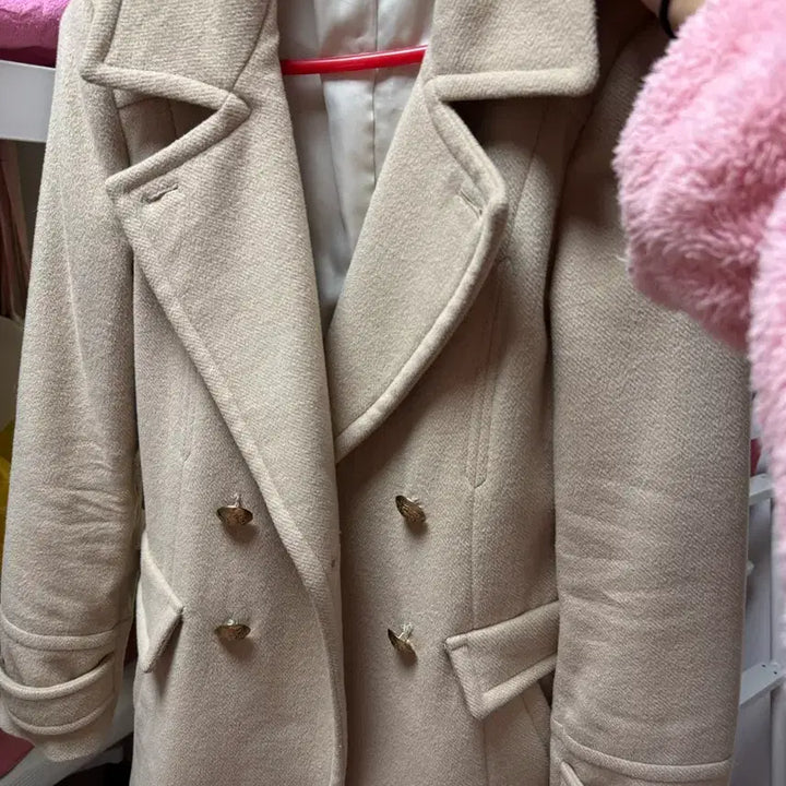 [BUNJANG] Roem Beige Half Coat / 로엠 베이지 코트