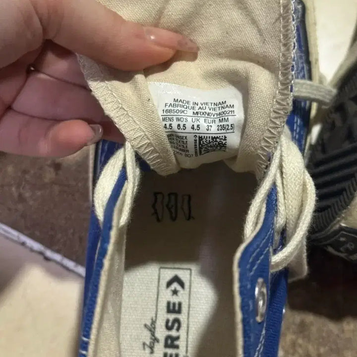 [BUNJANG] Converse Chuck 70 High Rush Blue Sneakers / 컨버스 척 70 하이 러쉬 블루 235