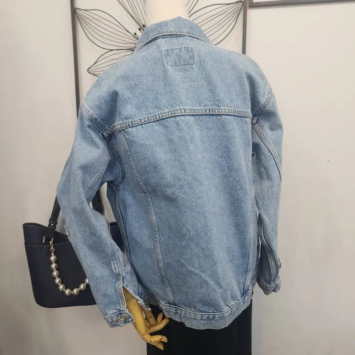 [BUNJANG] Zara Denim Jacket / 자라 데미지 워싱 데님 자켓 청자켓 55사이즈