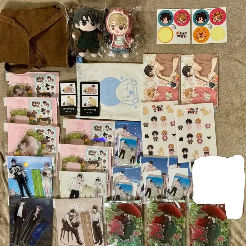 [BUNJANG] Pibi Yeon Dam Doll & Acrylic & MD Bundle Set / 피비님 비연담 인형,새구강 귀야곡 미필고bl미개봉 아크릴과 엠디 일괄판매