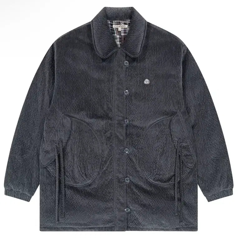 [BUNJANG] KoEiseiO Round Collar Cozy Bomber Jacket / 코이세이오 ROUND COLLAR COZY BOMBER 봄버 자켓