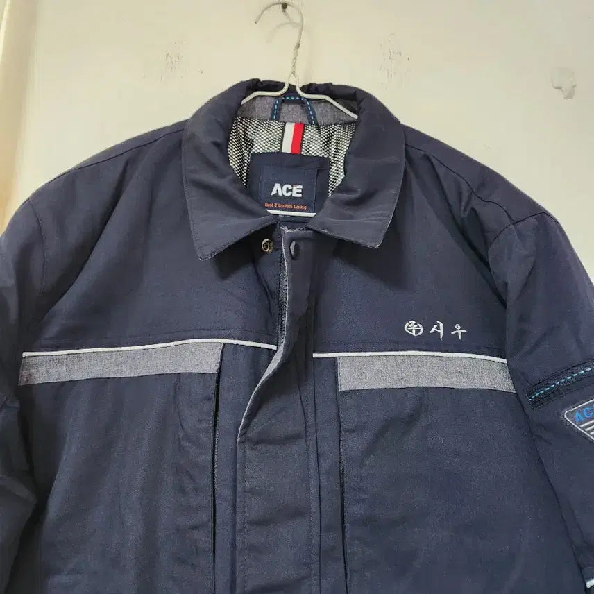 [BUNJANG] ACE Navy Work Jumper 2XL / ACE 네이비 작업 점퍼 유니폼 점퍼 2XL