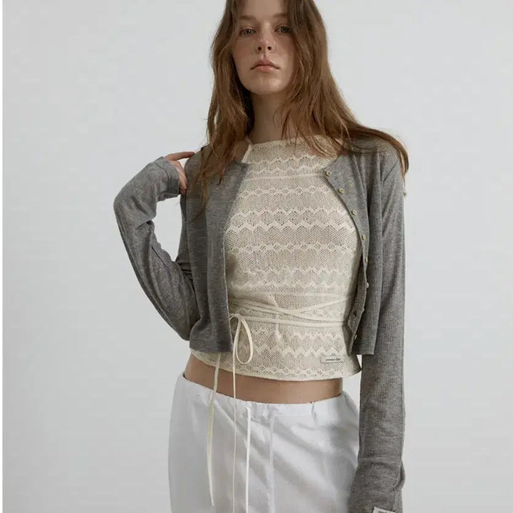 [BUNJANG] Overdue Flare Strap Halter Top / 오버듀플레어 스트랩 홀터 탑