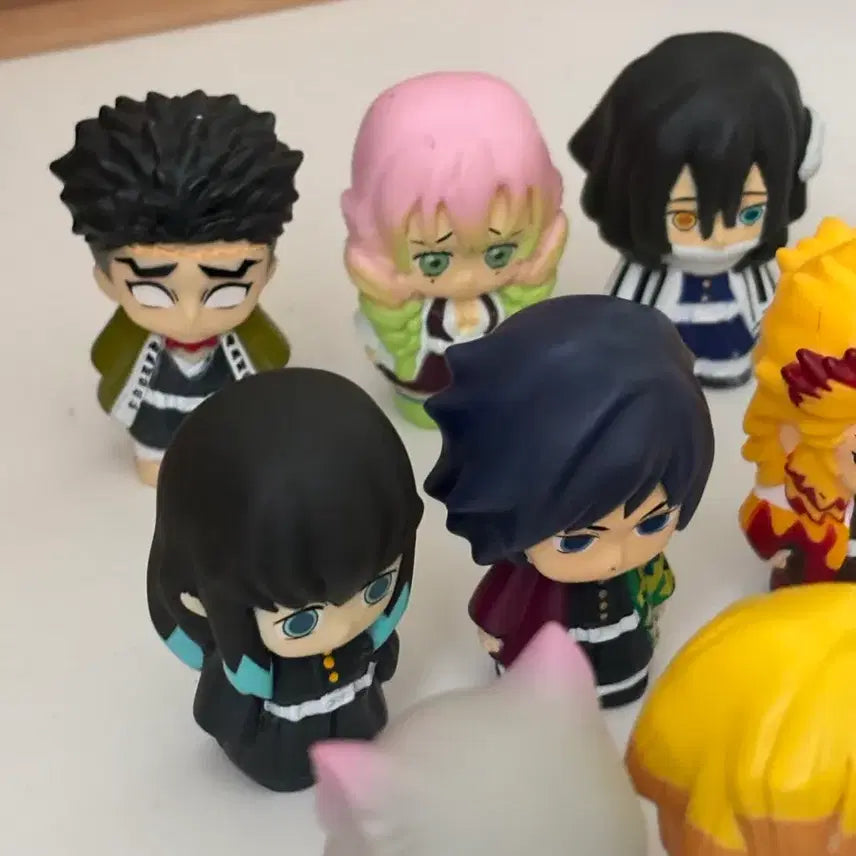 [BUNJANG] Demon Slayer Soft Vinyl Finger Puppet Full Set / 귀멸의칼날 귀칼 소프비 파페마스 손가락인형 (풀세트)