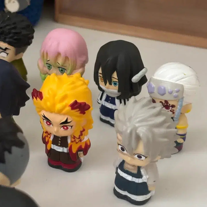 [BUNJANG] Demon Slayer Soft Vinyl Finger Puppet Full Set / 귀멸의칼날 귀칼 소프비 파페마스 손가락인형 (풀세트)