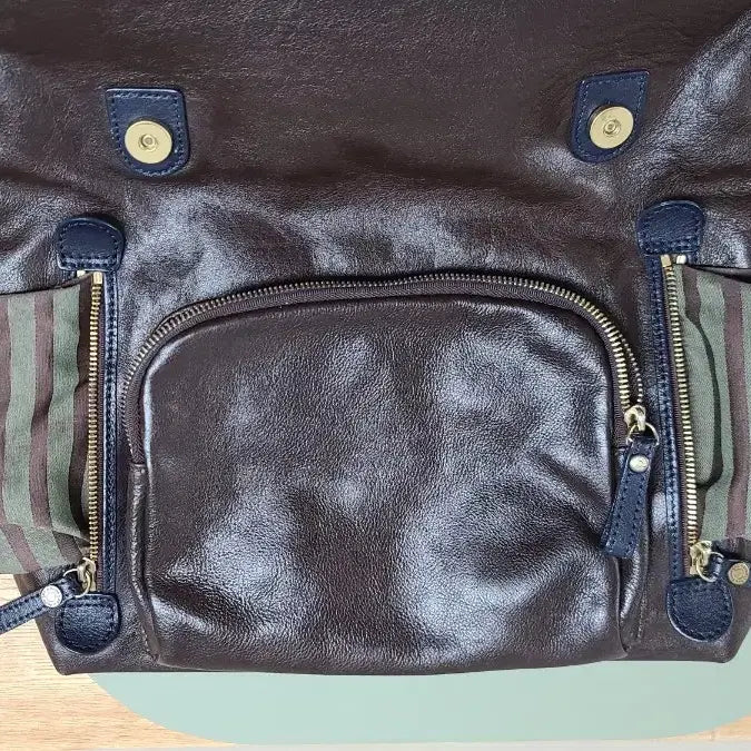 [BUNJANG] Mongsac Natural Leather Backpack / 몽삭 천연 가죽 백팩 - 어깨 흘러내림 방지 커스텀, 상태 굿