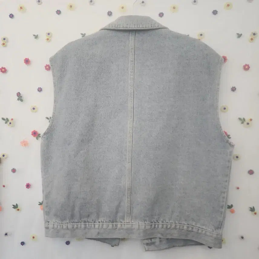 [BUNJANG] Unisex Denim Vest / 연청 데님 조끼 베스트  /남여공용가능