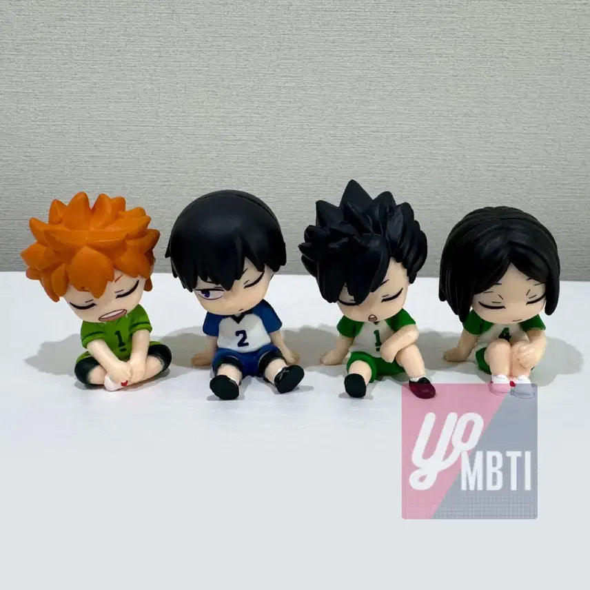 [BUNJANG] Haikyuu! Kubok! 4-Piece Set Capsule Toy / [정품 새것] 하이큐 꾸벅 4종 세트 : 캡슐토이 가챠