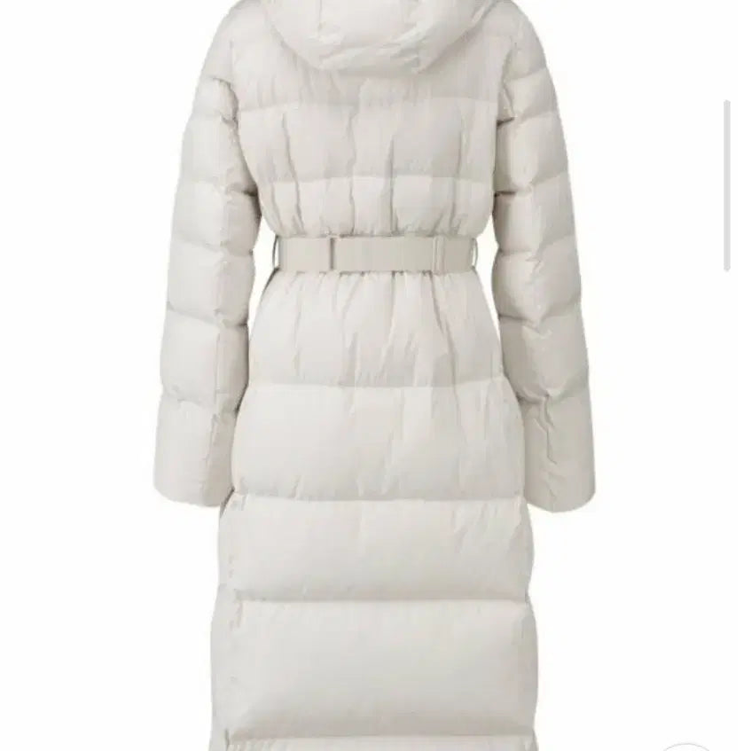 [BUNJANG] Juke Ivory Long Goose Down Padded Jacket / 쥬크 아이보리 롱 구스다운 패딩 새상품