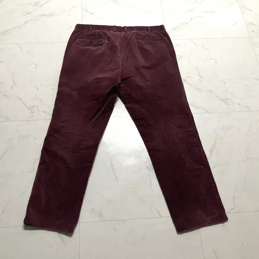 [SOLD OUT] (거의 새것)닥스 골프 버건디 코듀로이 팬츠 36-38