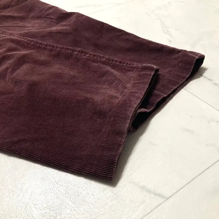 [SOLD OUT] (거의 새것)닥스 골프 버건디 코듀로이 팬츠 36-38