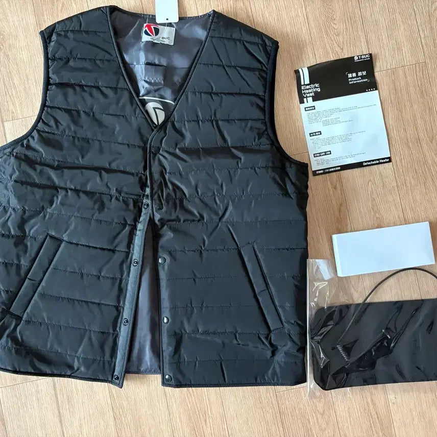 [BUNJANG] T-BUC Black Heated Vest / T-BUC 발열 조끼 블랙