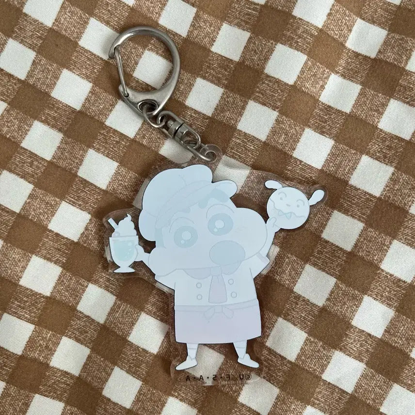 [BUNJANG] Crayon Shin-chan Bakery Acrylic Keyring / 짱구는 못말려 짱구 베이커리 아크릴 키링